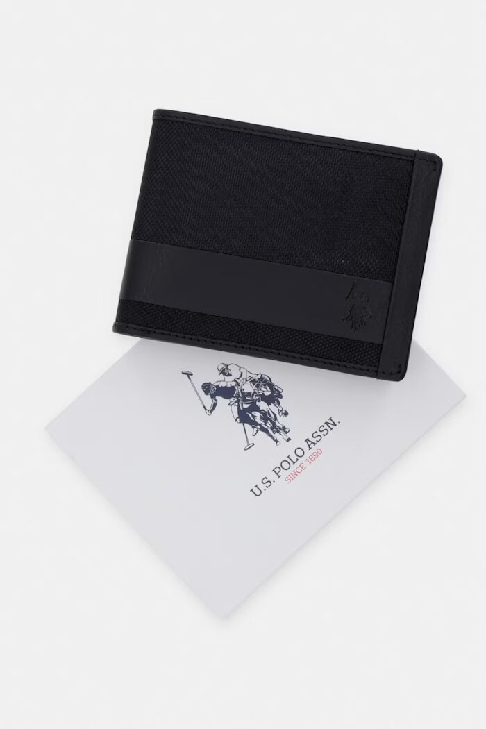U.S. Polo Assn. Портмоне MALLET в черно WEUMW2627MH9