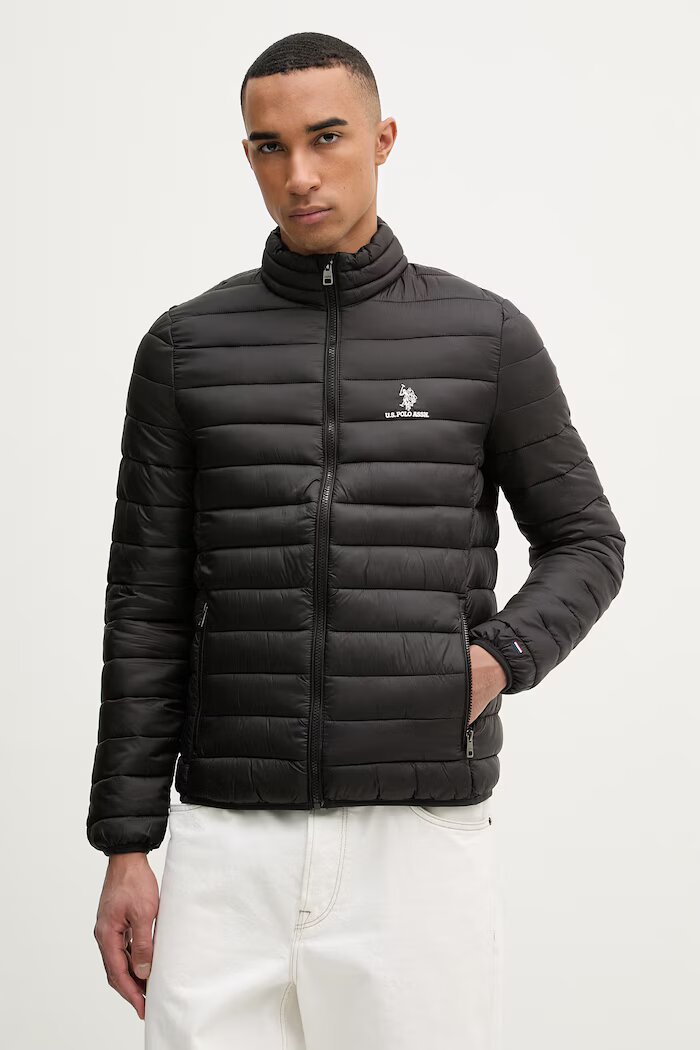 U.S. Polo Assn. яке мъжко LIGHTWEIGHT BOUND QUILTED черно MUP3905