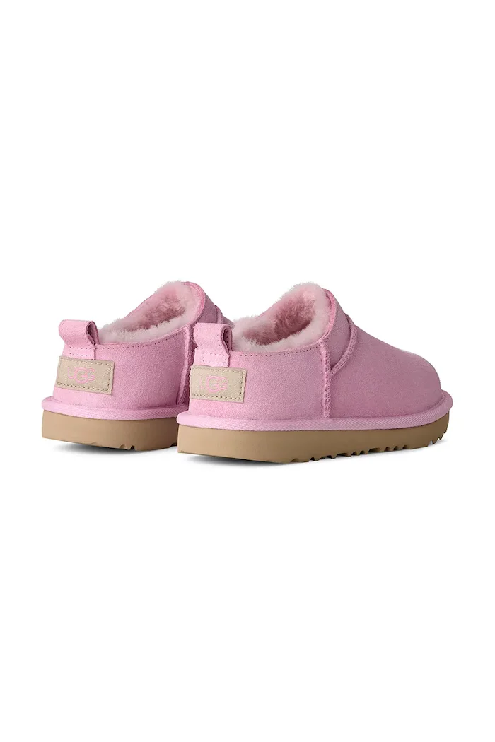 Ugg апрески за деца от велур CLASSIC MICRO розови 1174410K