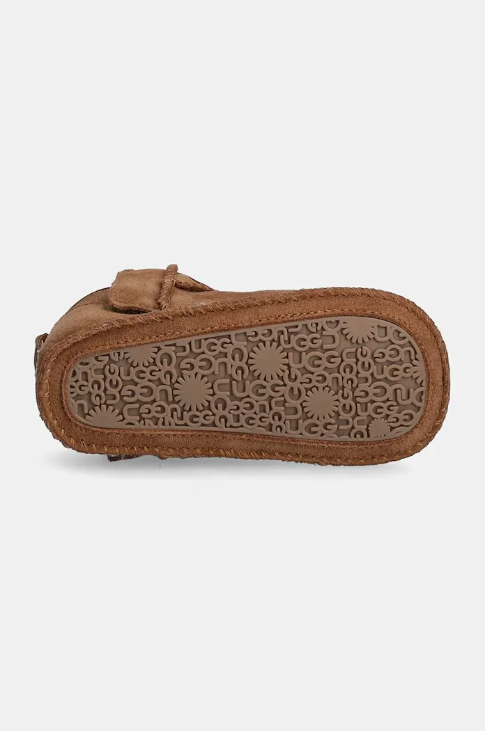 Ugg Бебешки велурени обувки BABY CLASSIC ULTRA MINI в кафяво 1157690I