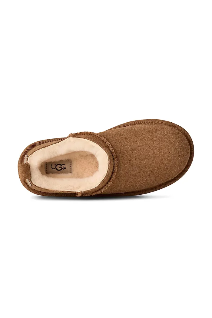 Ugg Детски апрески CLASSIC MICRO в кафяво 1174410K