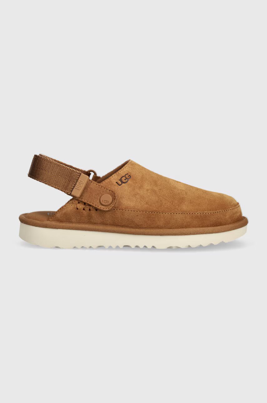 Ugg Детски велурени чехли GOLDENSTAR CLOG