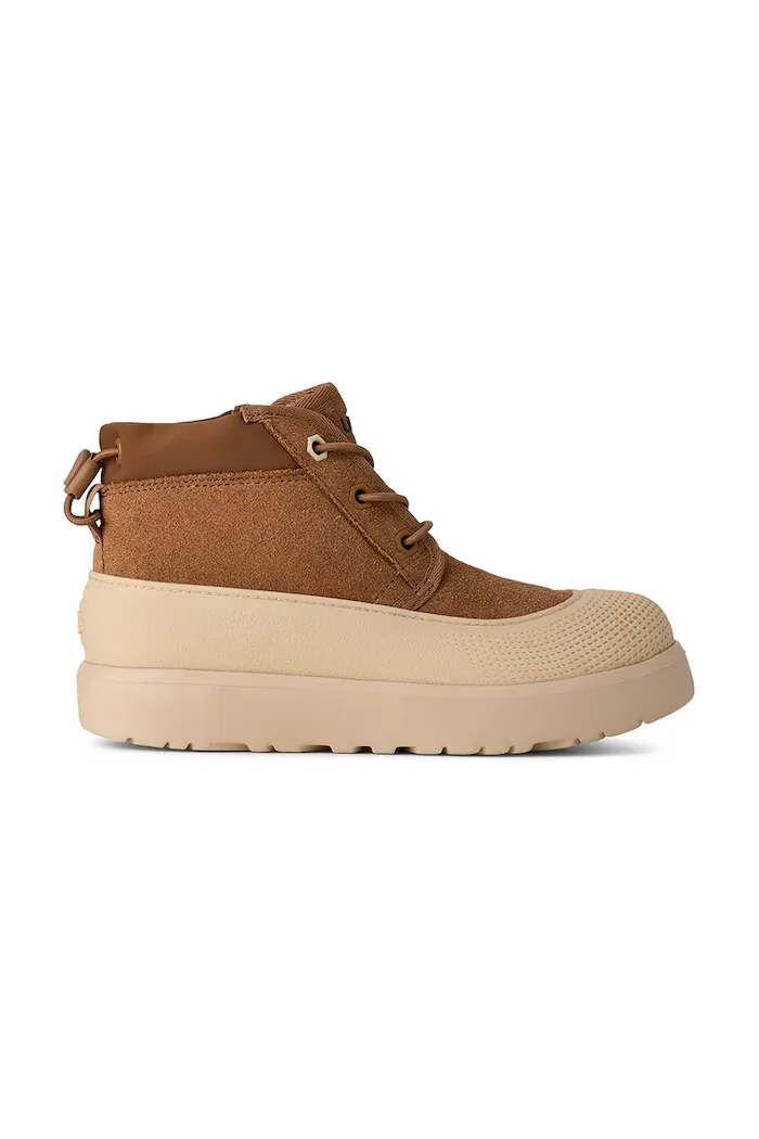 Ugg Детски зимни обувки NEUMEL WEATHER HYBRID в кафяво 1171299K