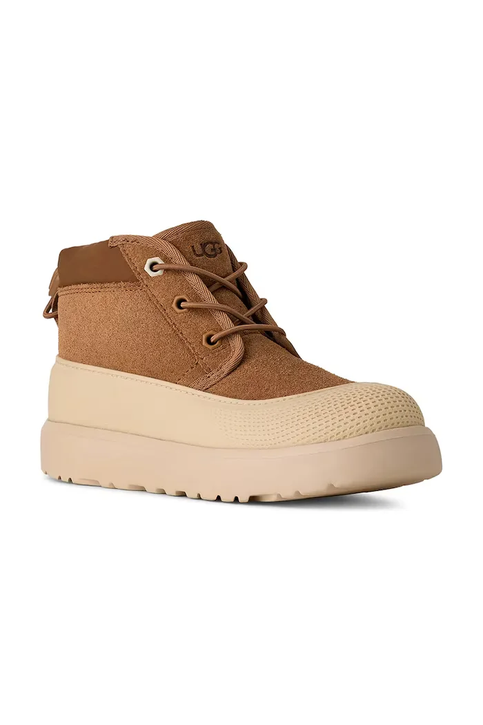 Ugg Детски зимни обувки NEUMEL WEATHER HYBRID в кафяво 1171299K