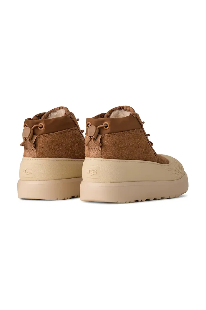 Ugg Детски зимни обувки NEUMEL WEATHER HYBRID в кафяво 1171299K