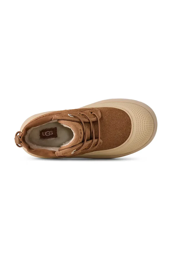 Ugg Детски зимни обувки NEUMEL WEATHER HYBRID в кафяво 1171299K