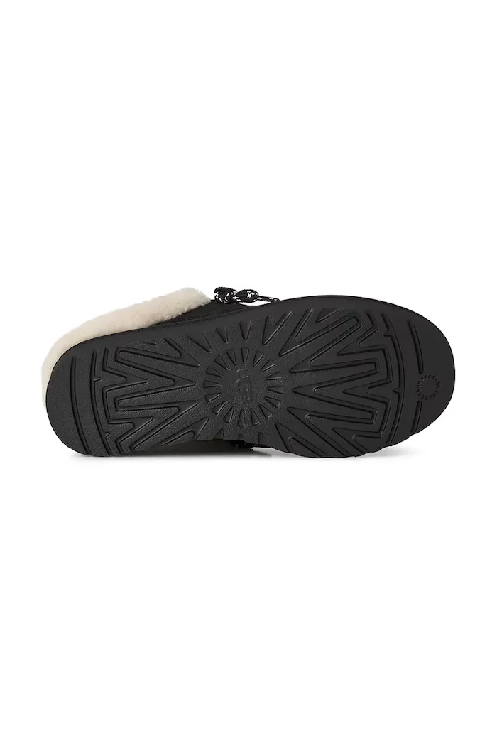 Ugg маратонки дамски от велур W Lowmel Mule черни 1180313.BLK