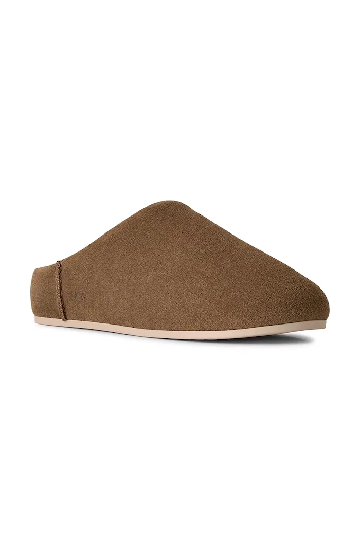 Ugg пантофи дамски от велур W Elea Slip-On кафяви 1171390.LBNZ