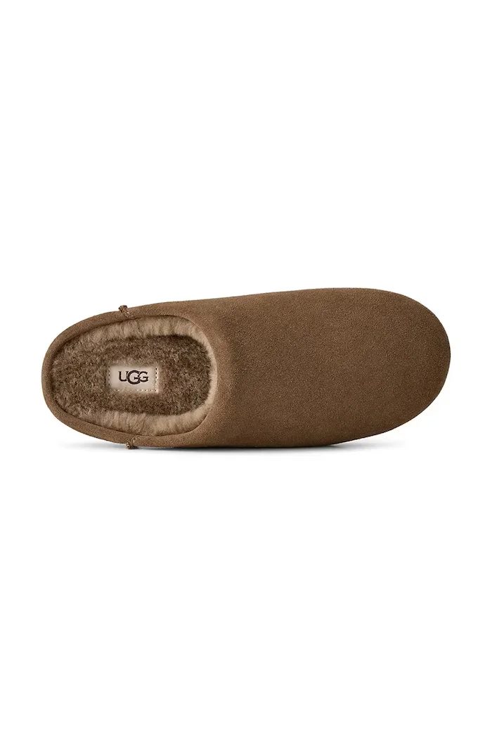 Ugg пантофи дамски от велур W Elea Slip-On кафяви 1171390.LBNZ