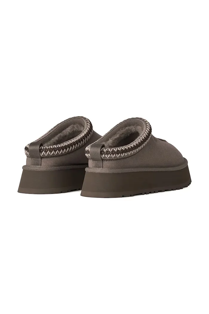Ugg пантофи дамски от велур W Tazz II кафяви 1174471.DMJ