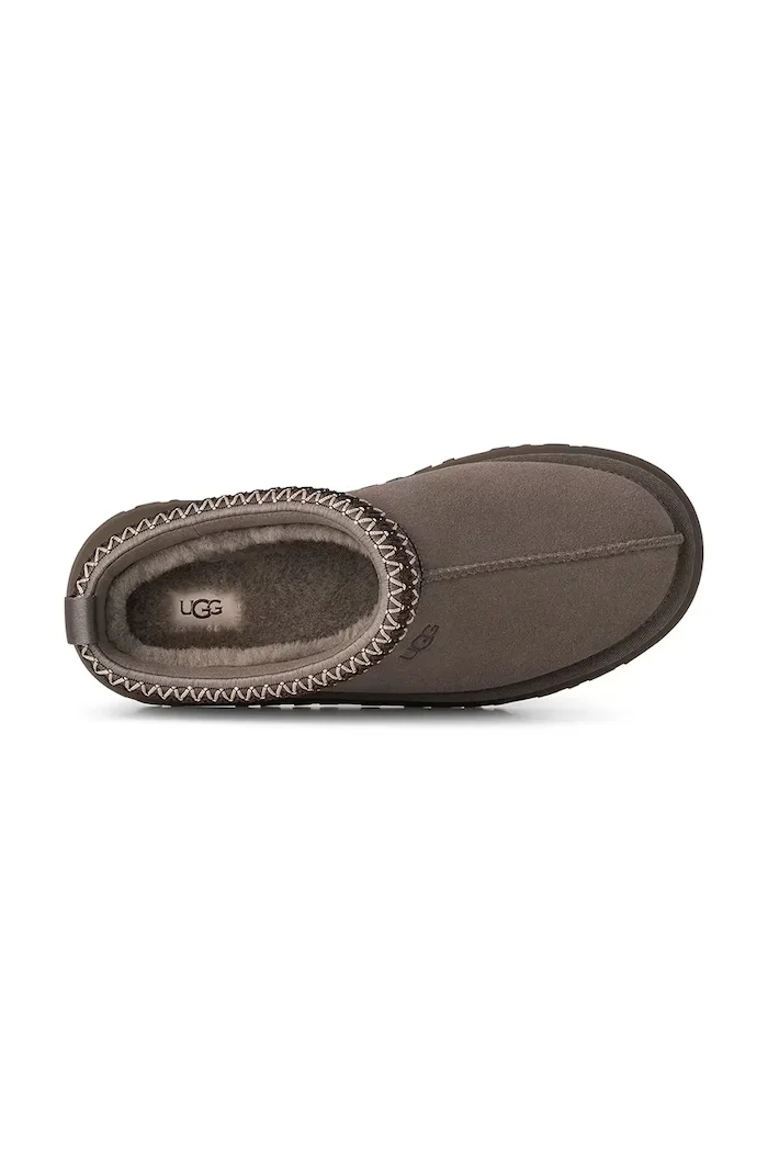 Ugg пантофи дамски от велур W Tazz II кафяви 1174471.DMJ