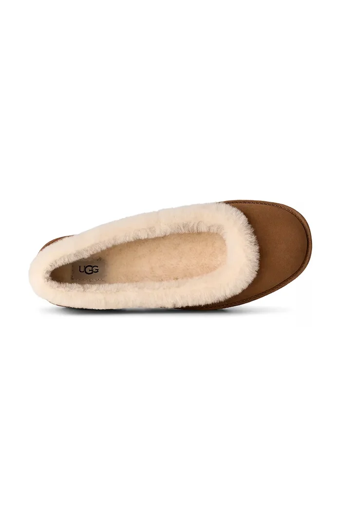 Ugg Велурени балеринки Zora Ballet Flat в кафяво 1178111.CHE