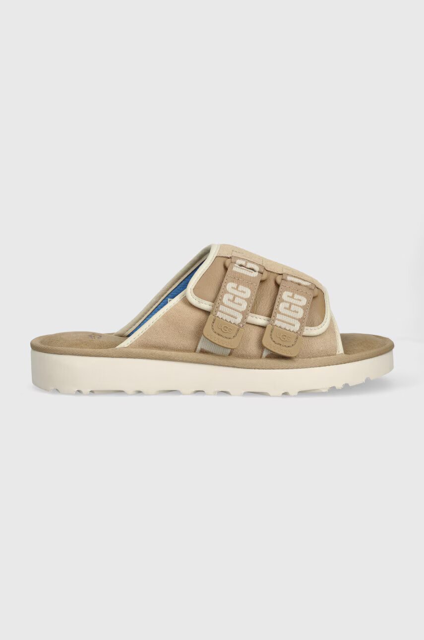 Ugg Велурени чехли Goldencoast Strap Slide