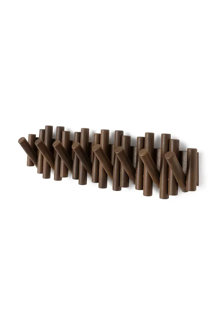 Umbra Закачалка за стена Picket Rail Hook 61 x 4 x 17 cm в кафяво