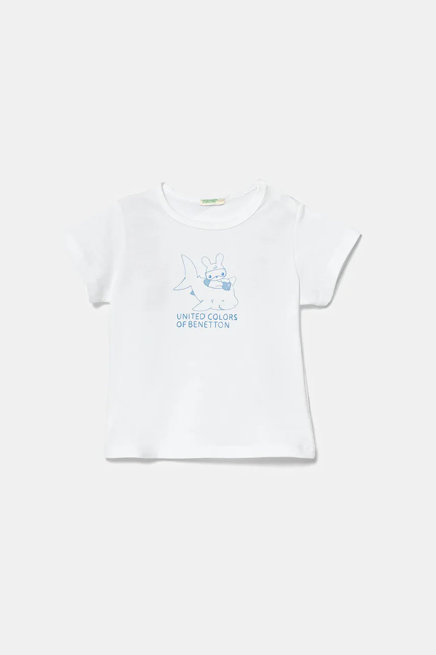 United Colors of Benetton Бебешка памучна тениска
