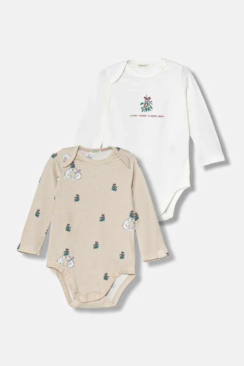 United Colors of Benetton Бебешко боди (2 чифта)