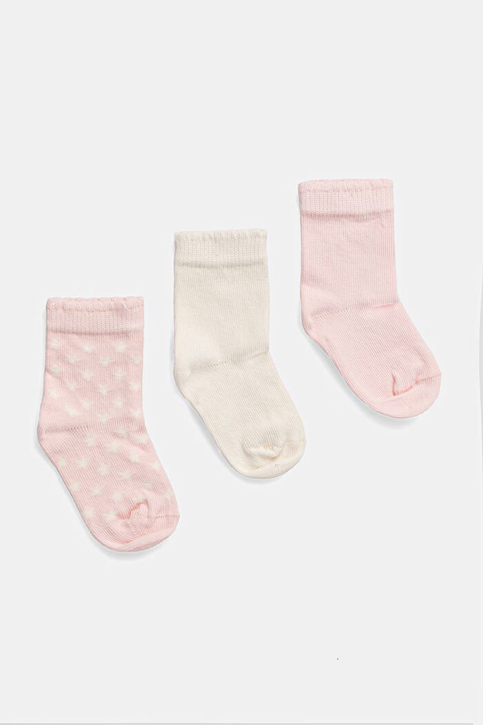 United Colors of Benetton Чорапи за бебе 3 броя розови 6AO3R700G