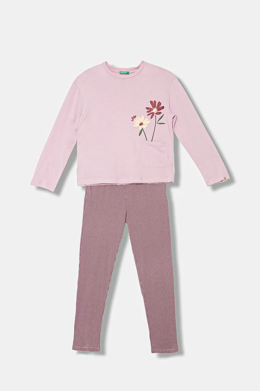 United Colors of Benetton Детска памучна пижама