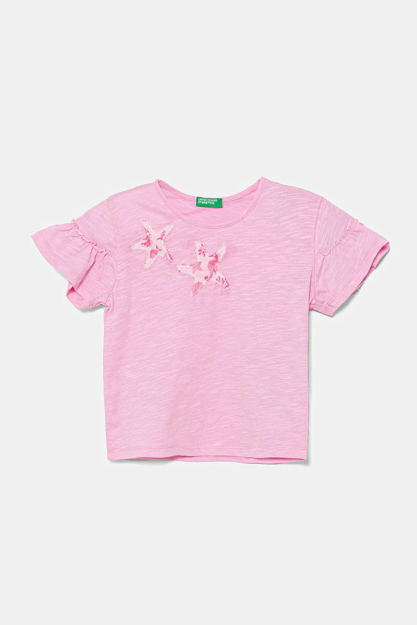 United Colors of Benetton Детска памучна тениска
