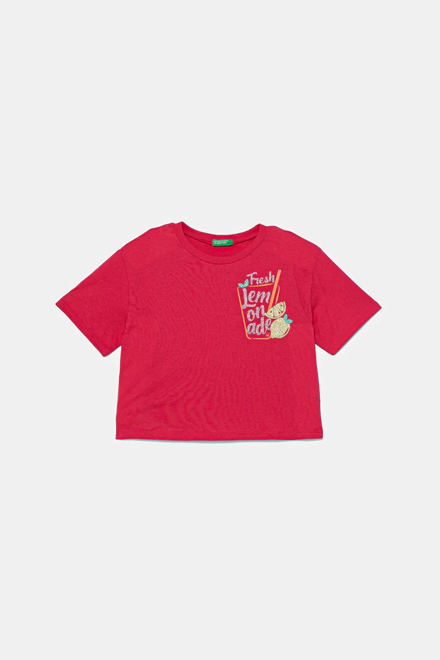 United Colors of Benetton Детска памучна тениска