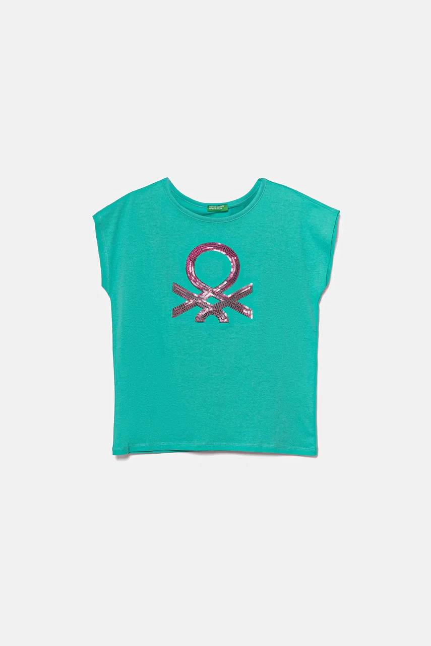 United Colors of Benetton Детска памучна тениска