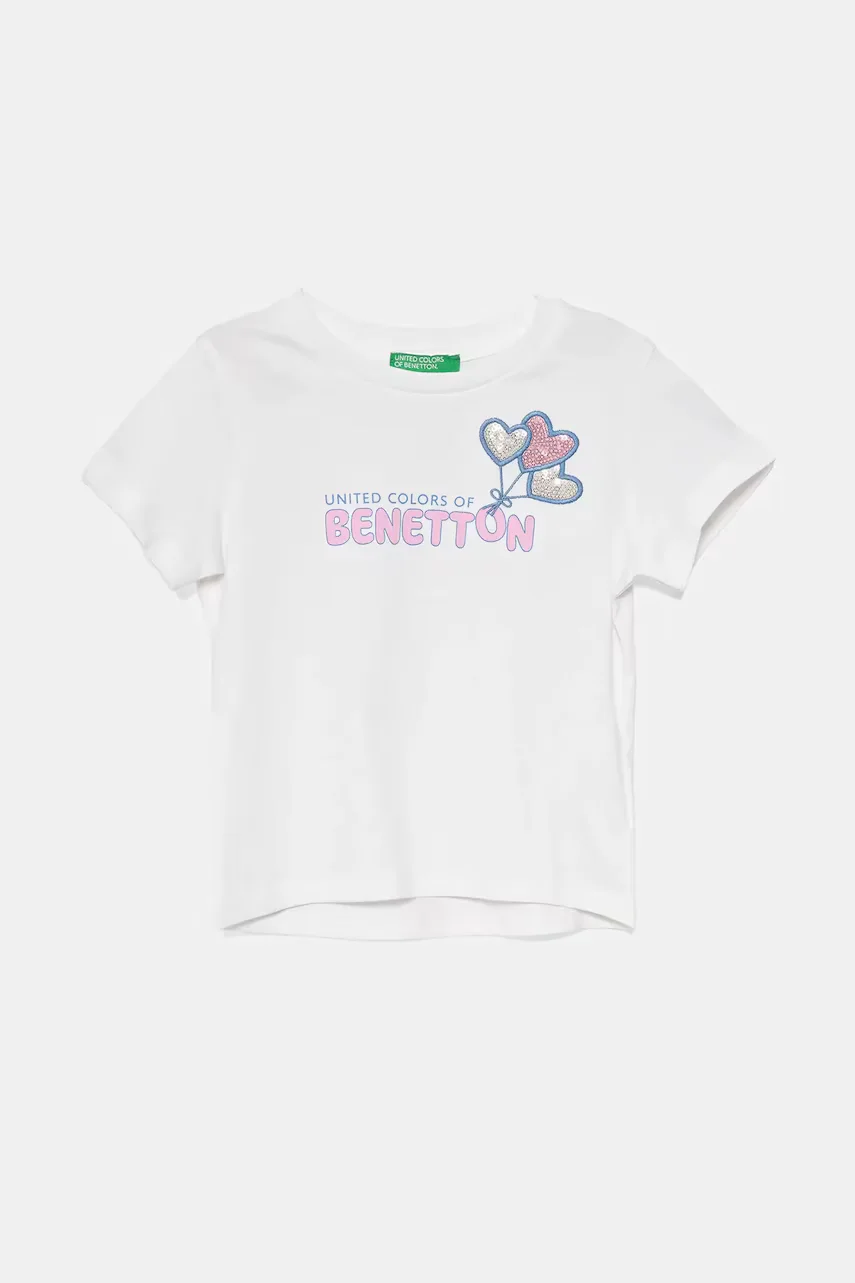 United Colors of Benetton Детска памучна тениска
