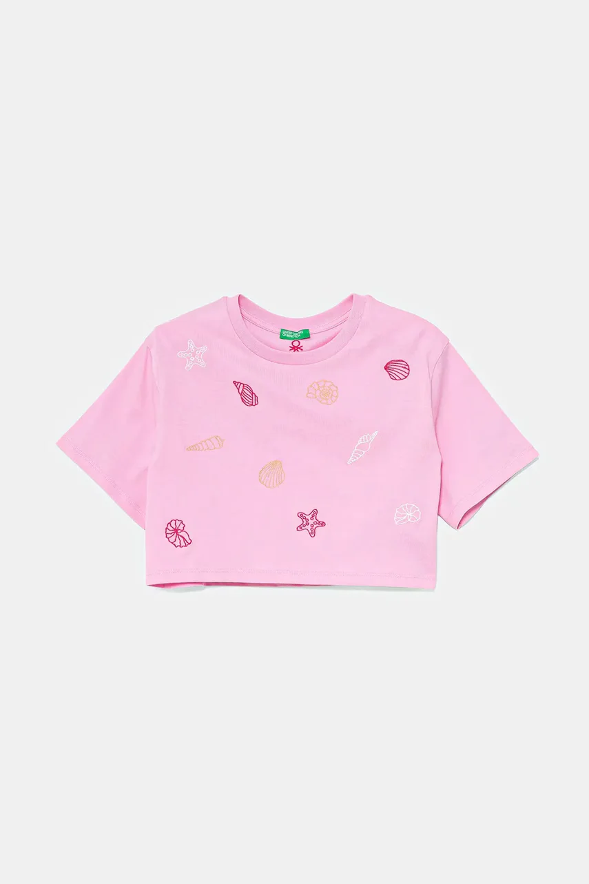 United Colors of Benetton Детска памучна тениска