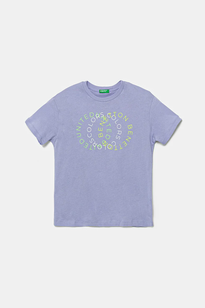 United Colors of Benetton Детска памучна тениска