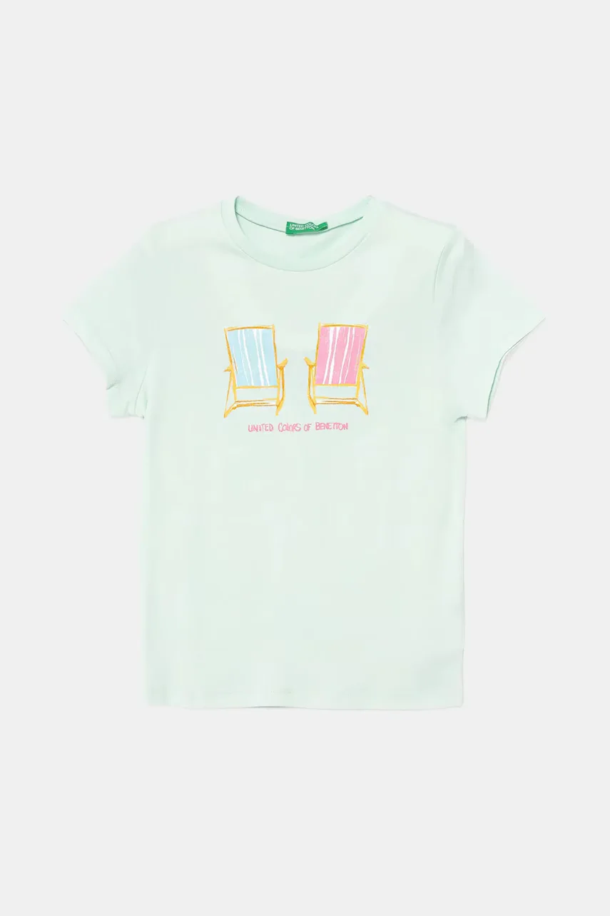 United Colors of Benetton Детска памучна тениска