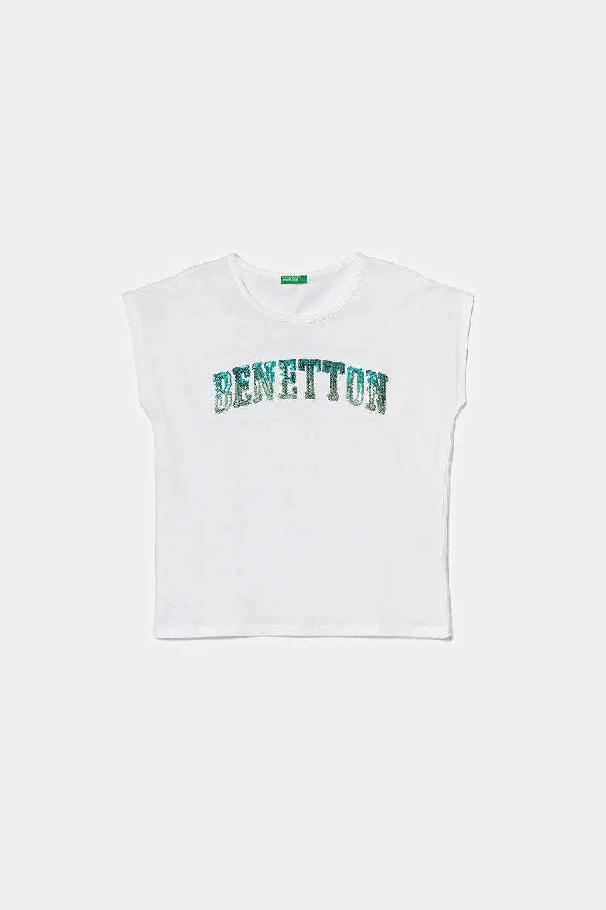 United Colors of Benetton Детска памучна тениска
