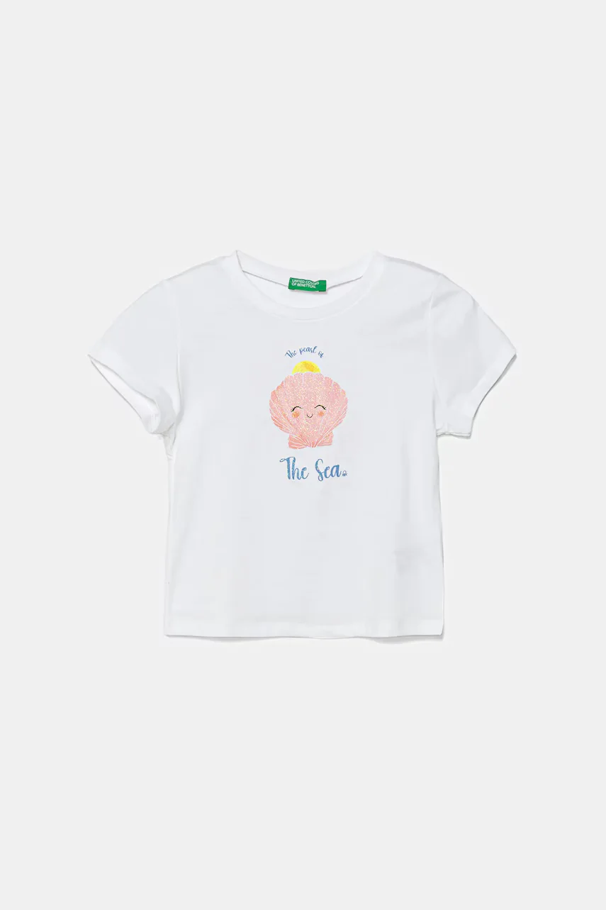 United Colors of Benetton Детска памучна тениска