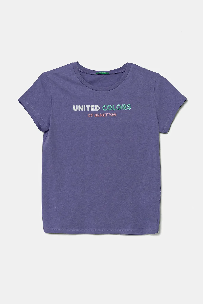 United Colors of Benetton Детска памучна тениска