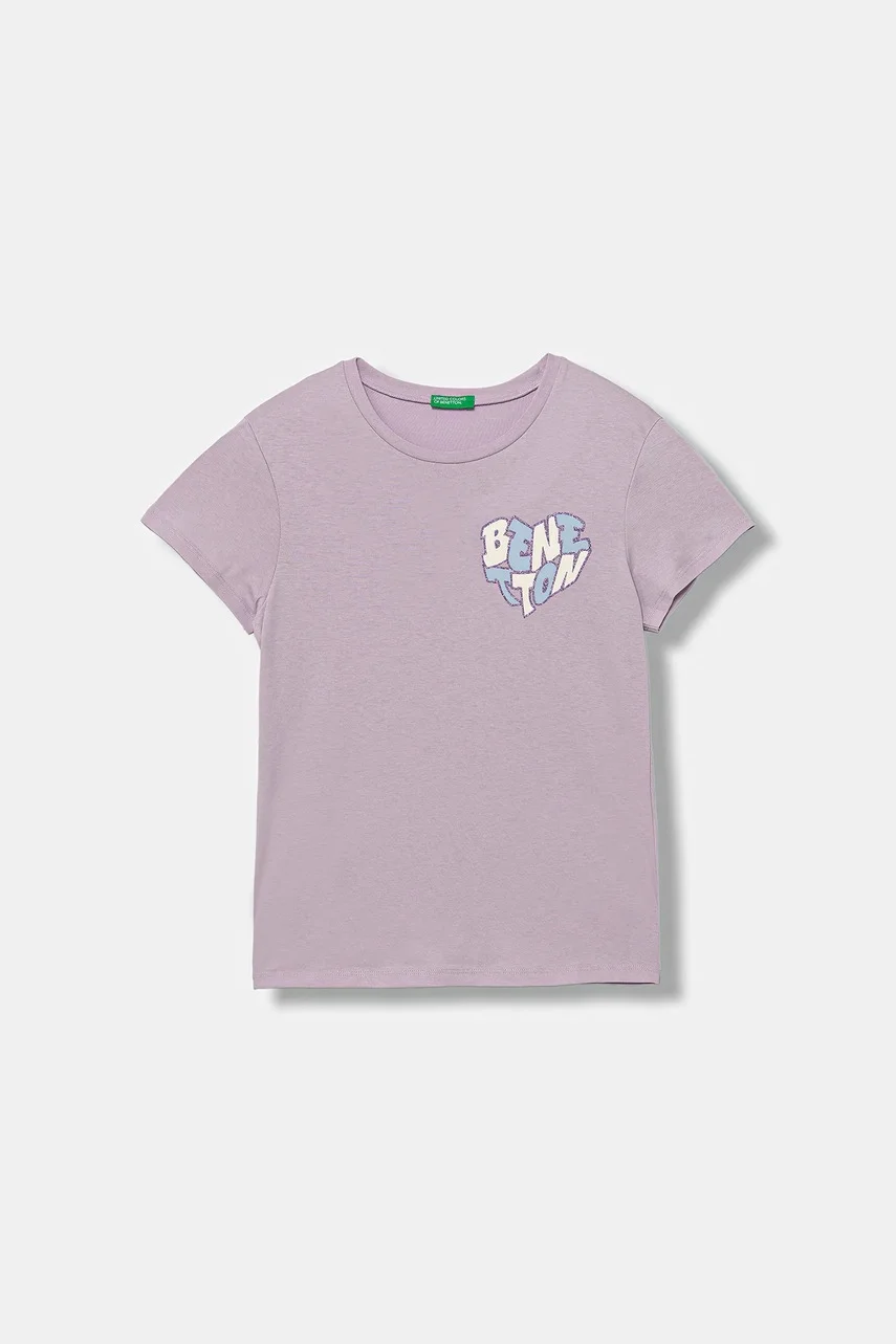United Colors of Benetton Детска памучна тениска