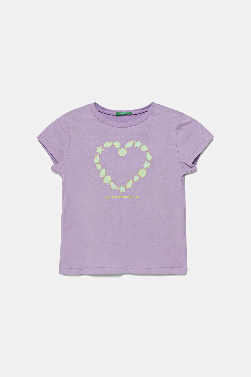 United Colors of Benetton Детска памучна тениска