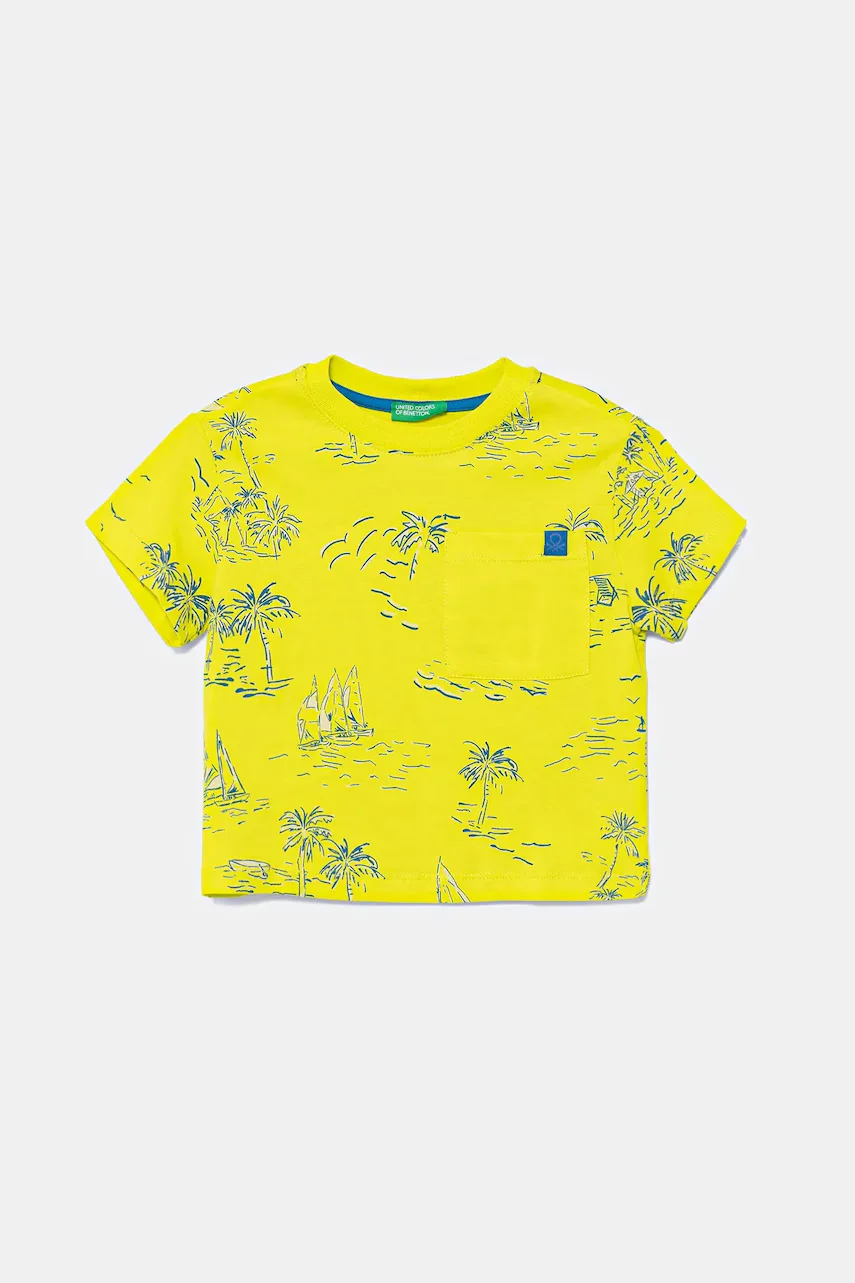United Colors of Benetton Детска памучна тениска