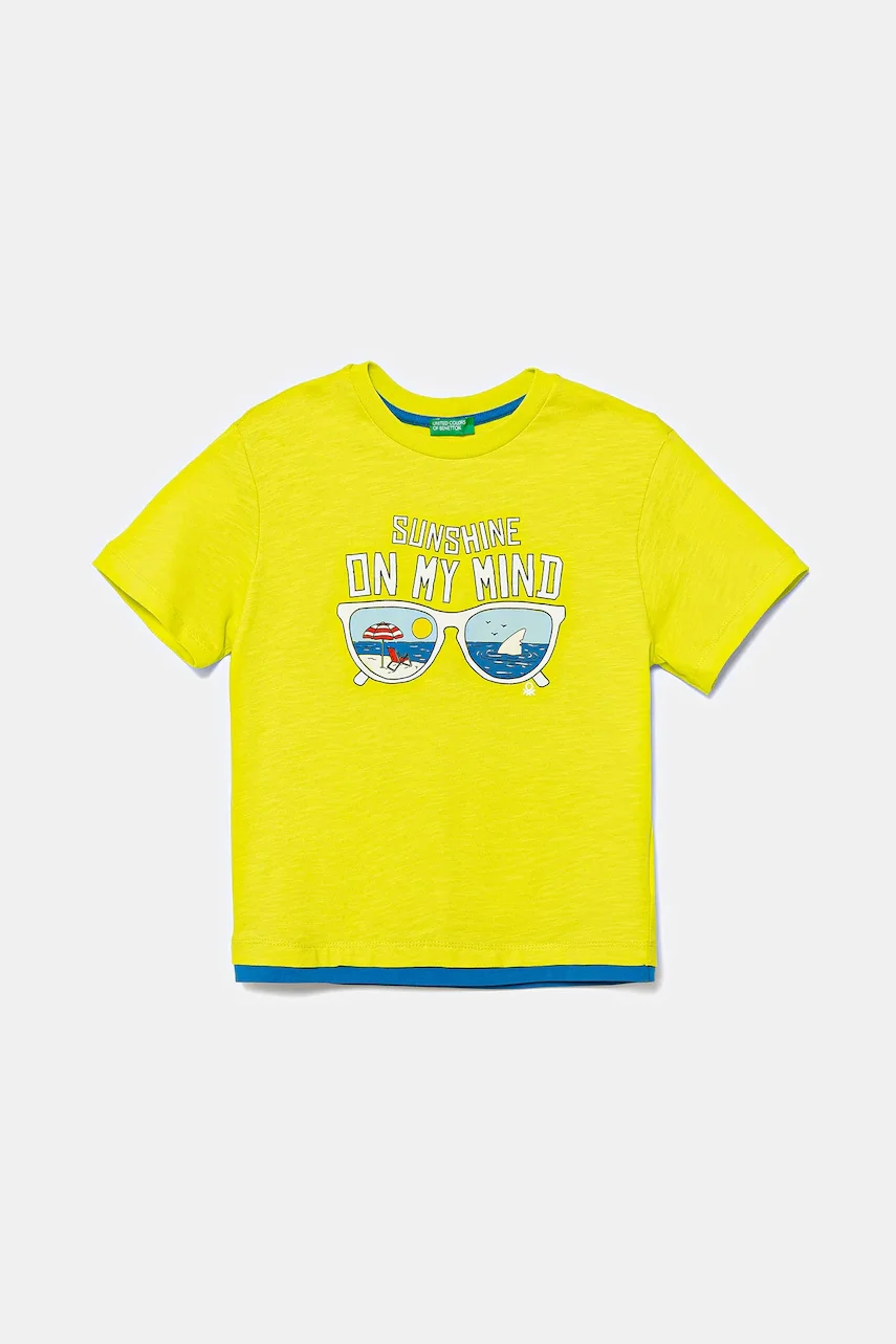 United Colors of Benetton Детска памучна тениска