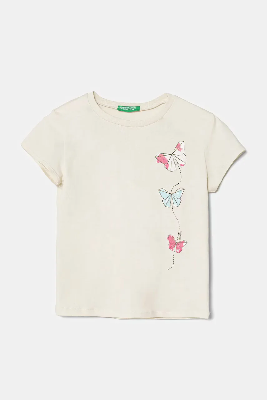 United Colors of Benetton Детска памучна тениска