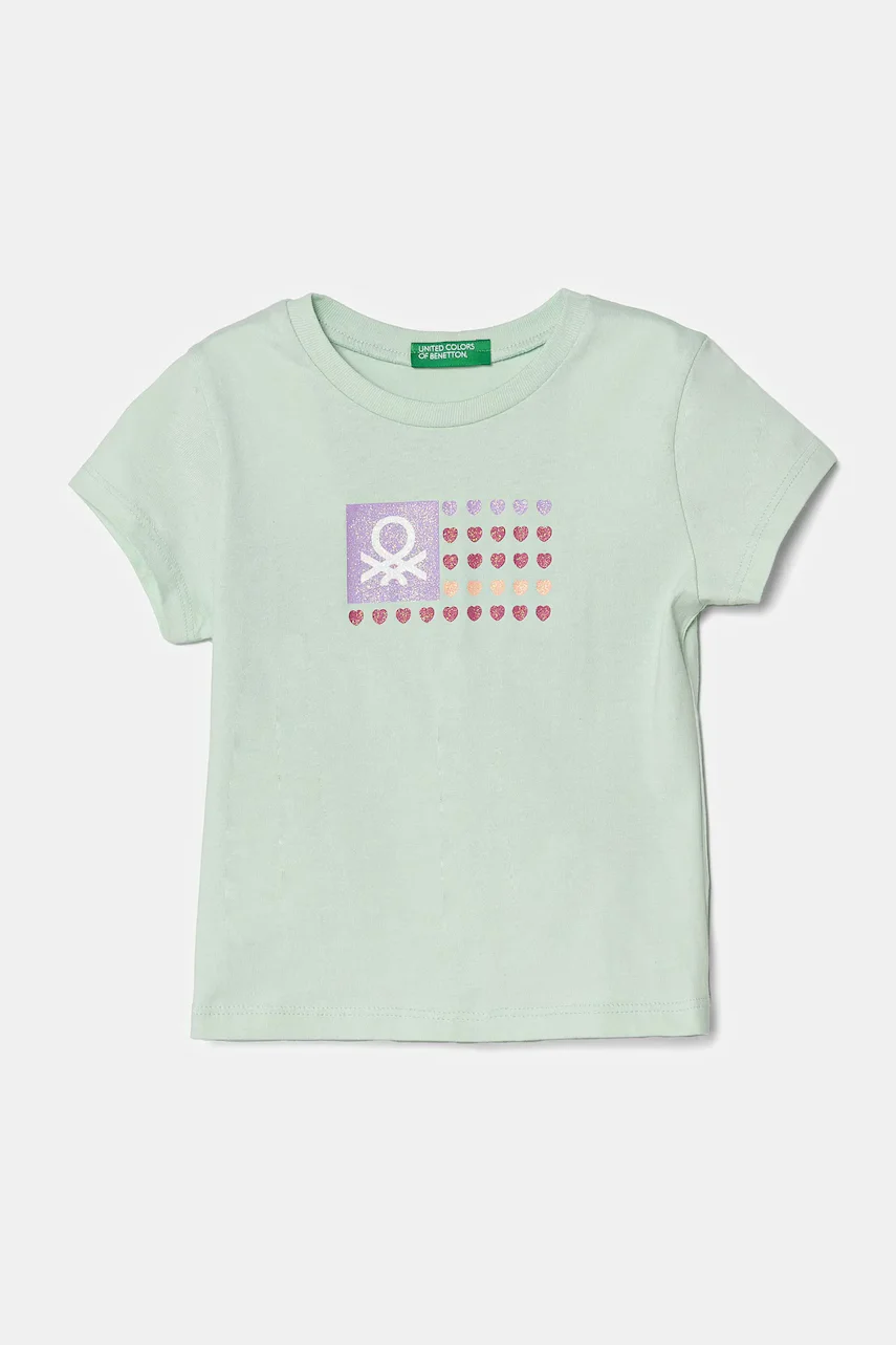 United Colors of Benetton Детска памучна тениска