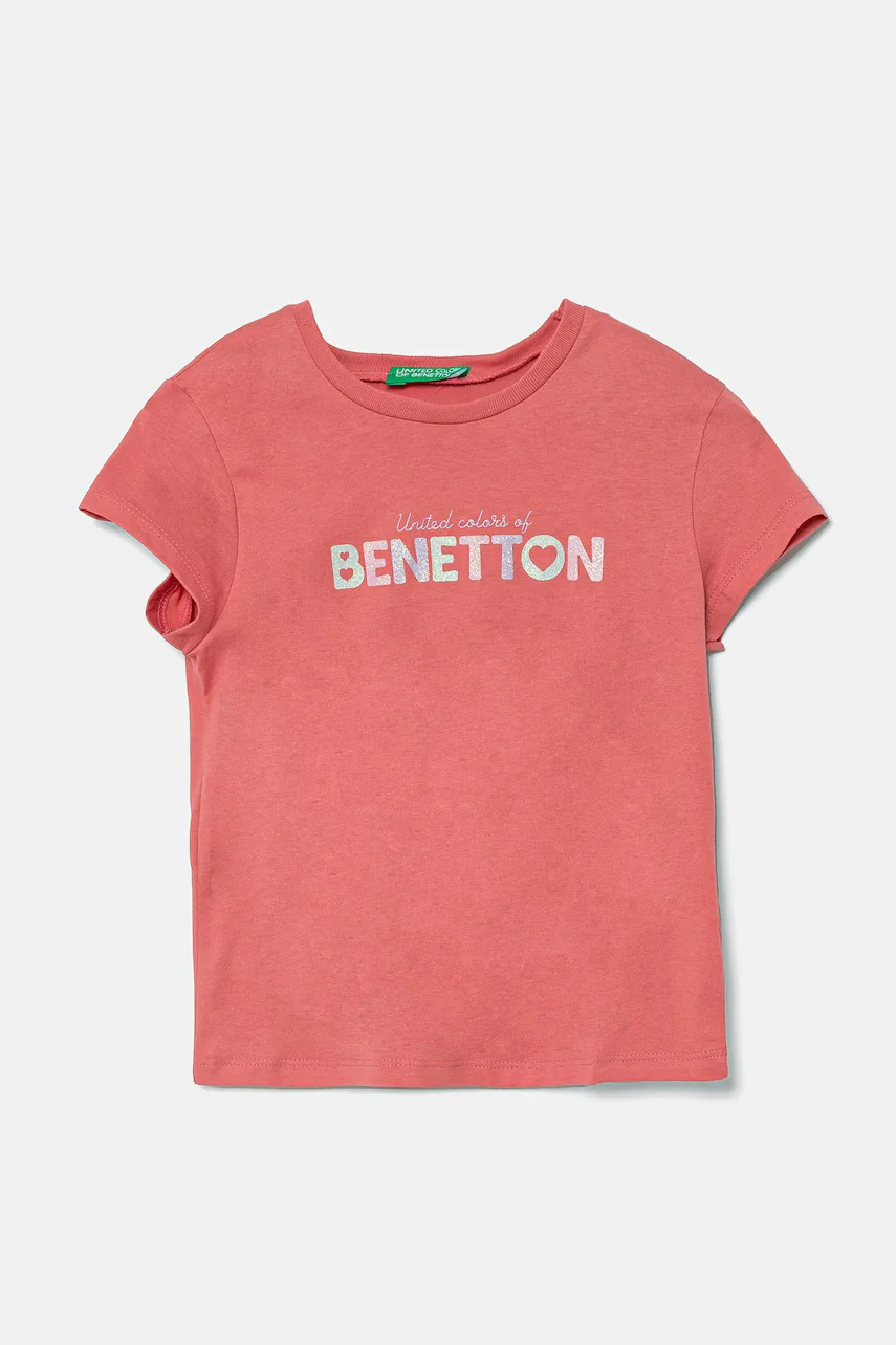 United Colors of Benetton Детска памучна тениска