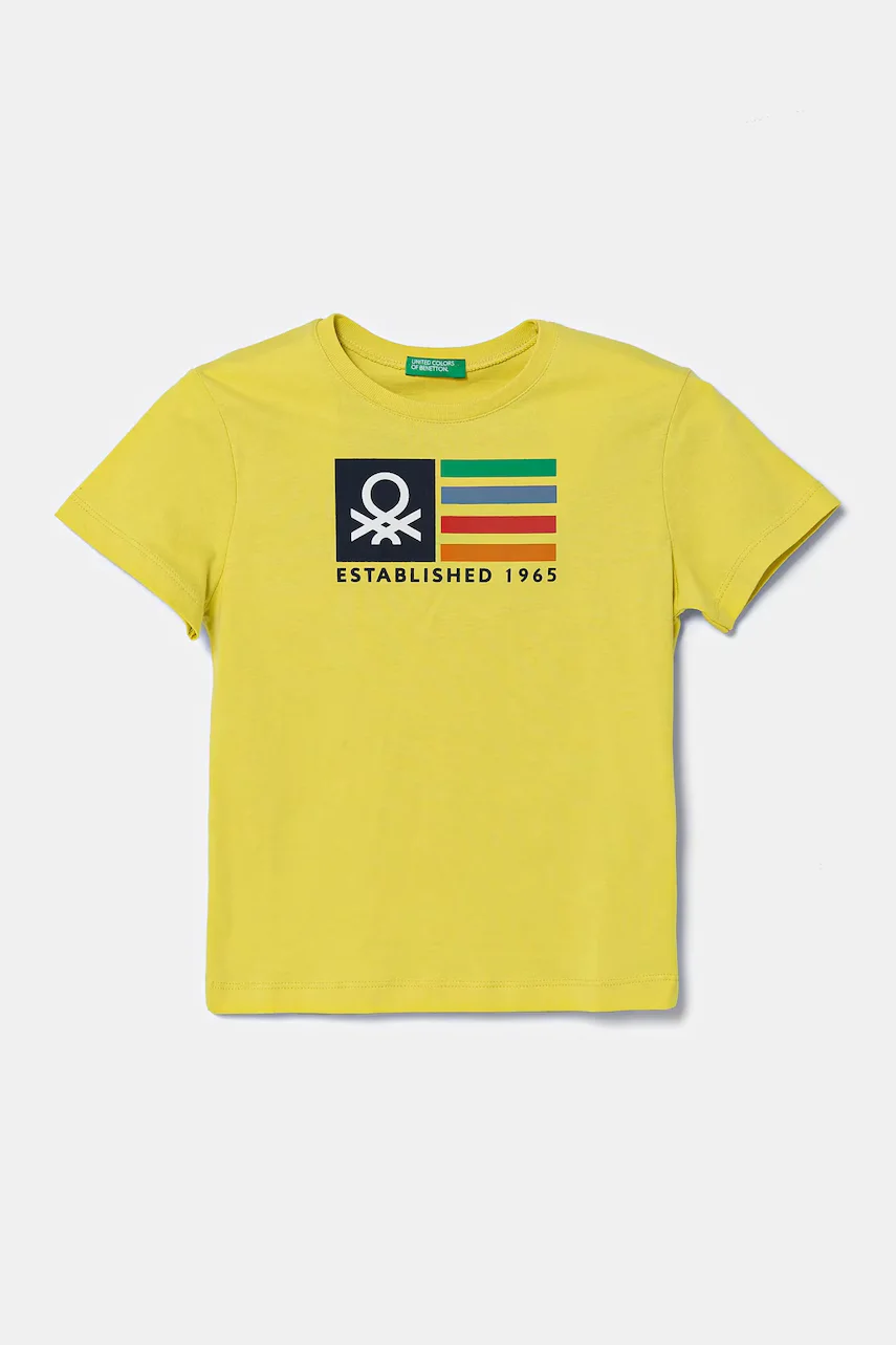 United Colors of Benetton Детска памучна тениска
