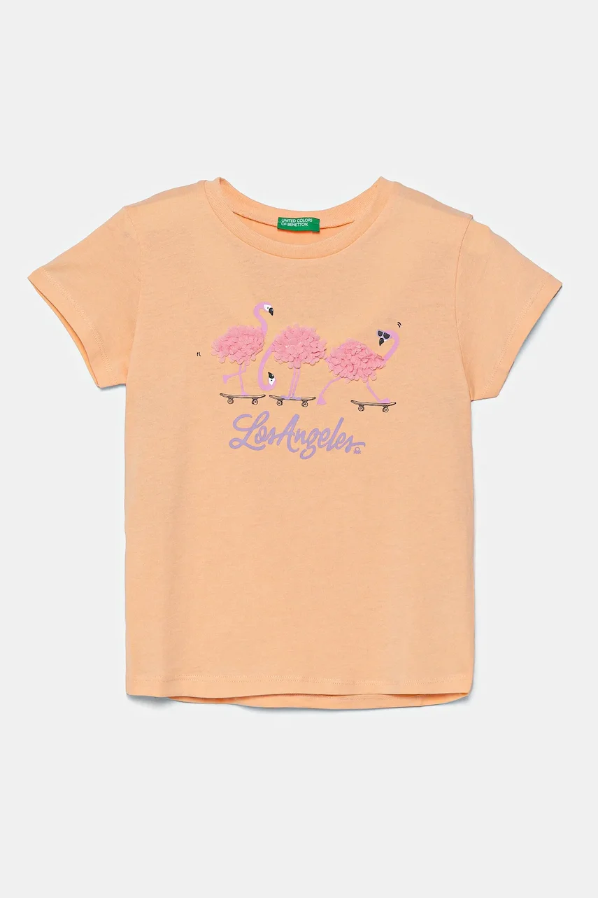 United Colors of Benetton Детска памучна тениска