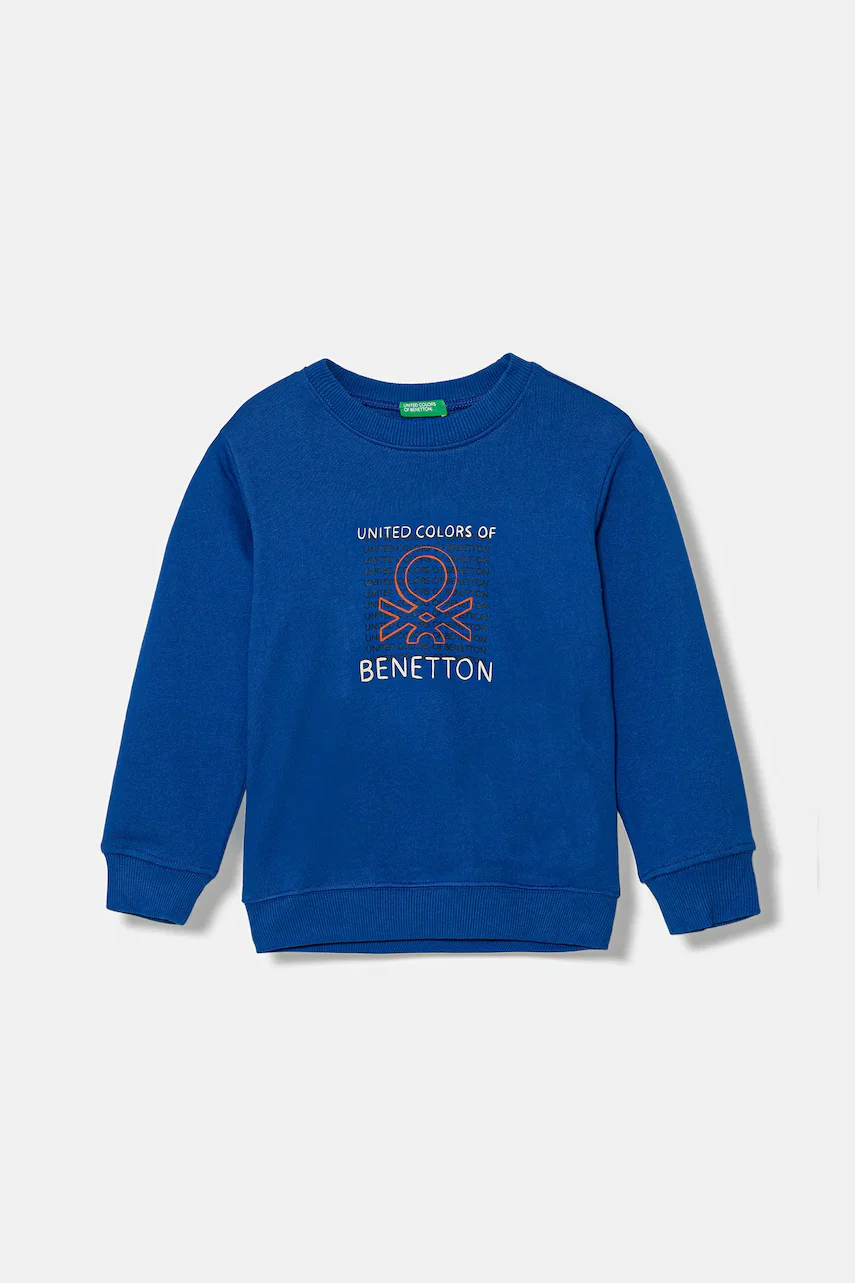 United Colors of Benetton Детски памучен суичър