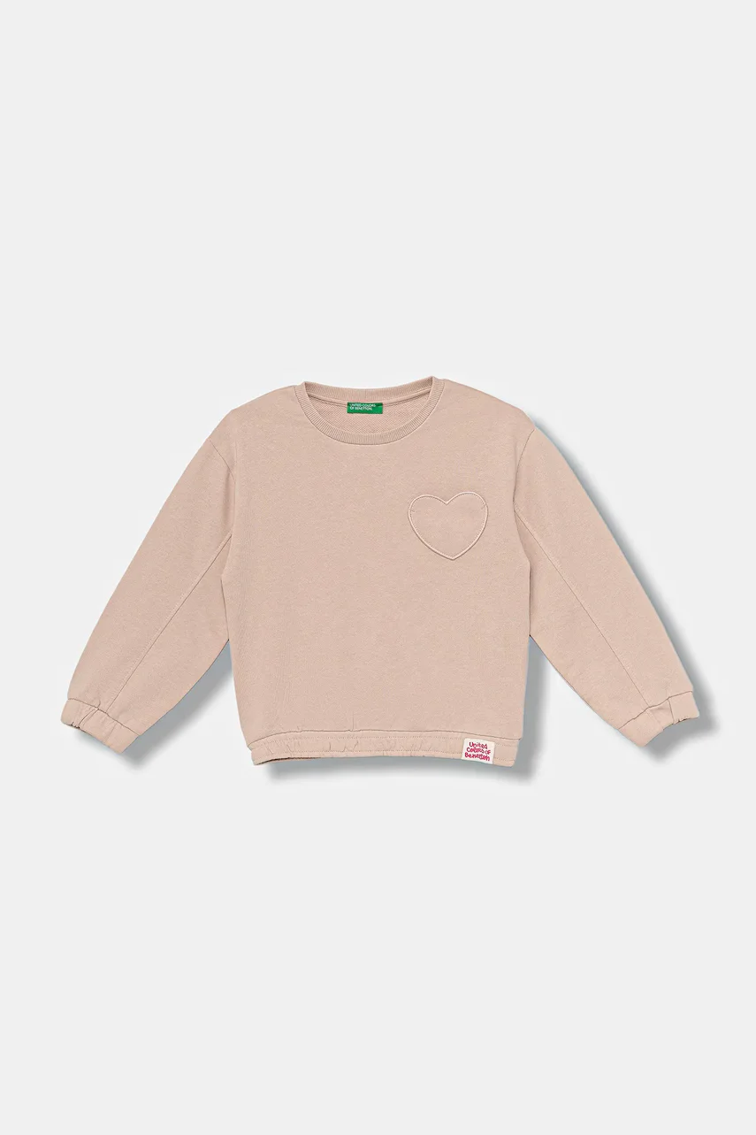United Colors of Benetton Детски памучен суичър