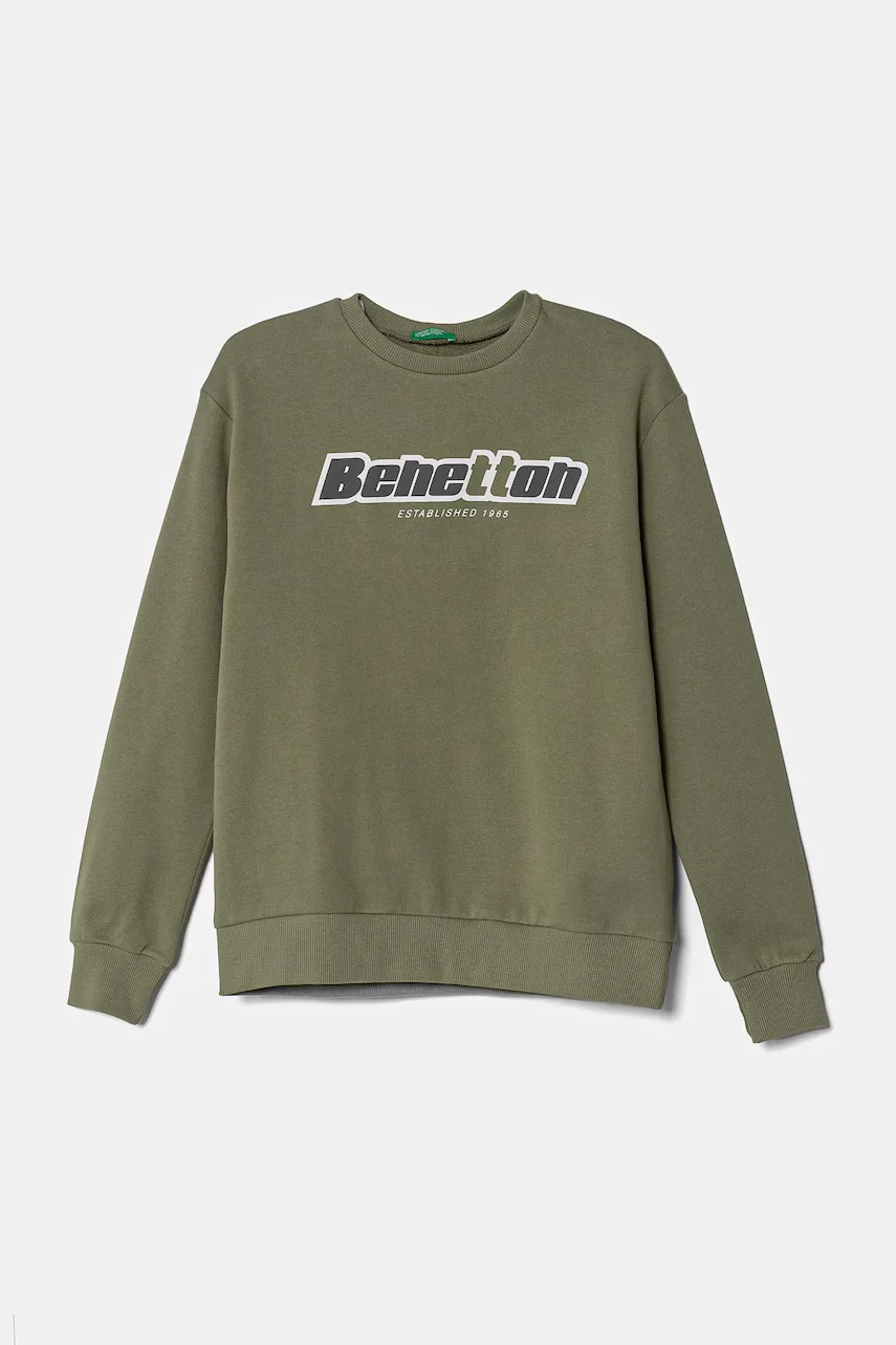 United Colors of Benetton Детски памучен суичър