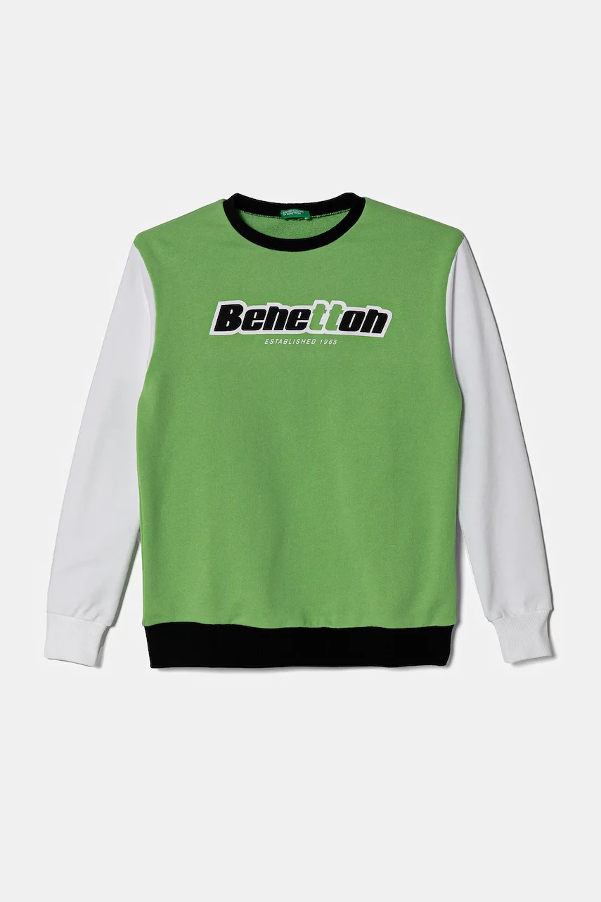 United Colors of Benetton Детски памучен суичър