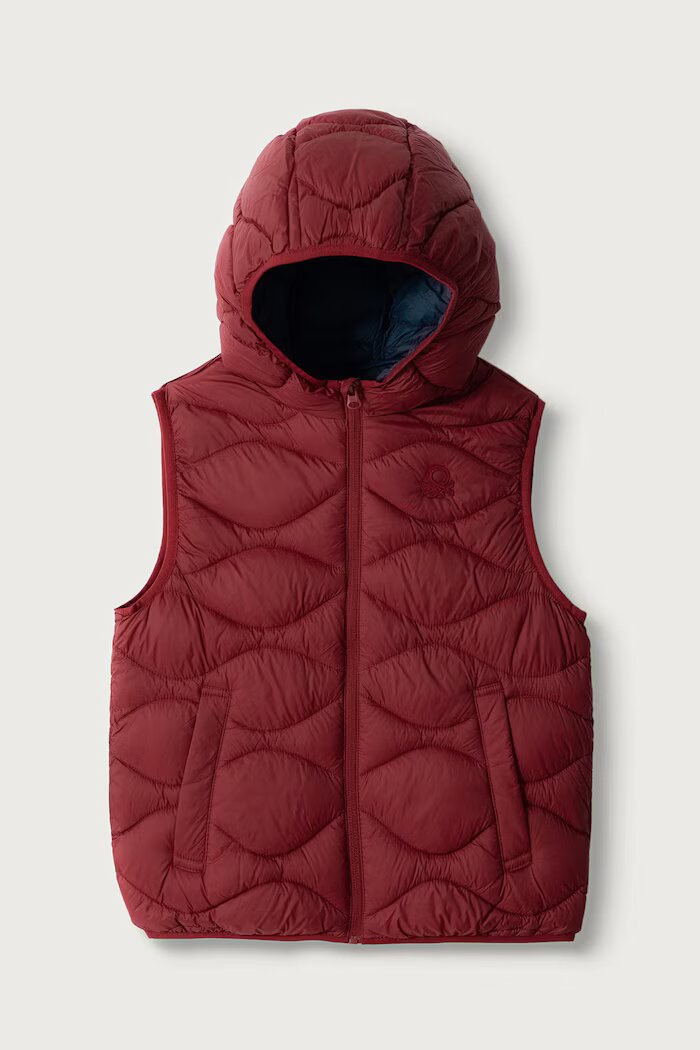 United Colors of Benetton елек за деца бордо 2TWDCJ01B