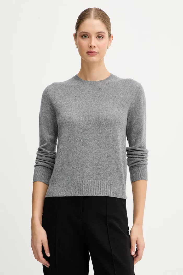 United Colors of Benetton Кашмирен пуловер в тъмносиньо от лека материя 1033D107P