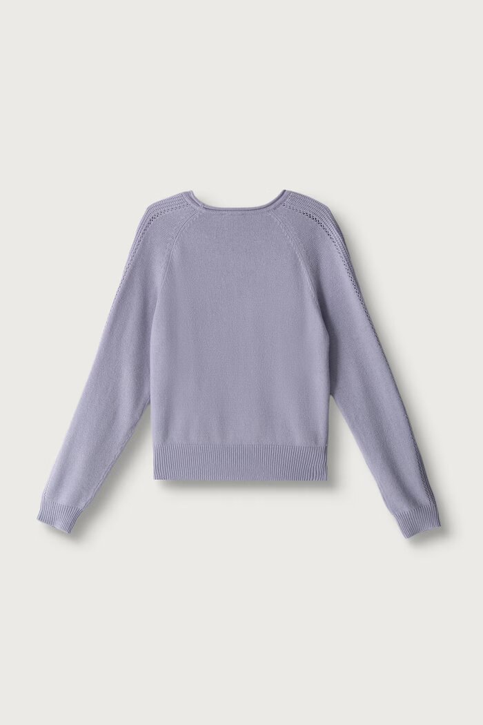 United Colors of Benetton пуловер за деца с вълна виолетов 1LU4C10AB