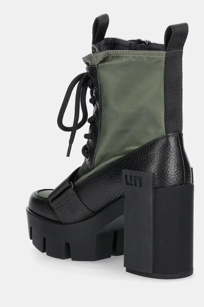 United Nude Боти Grip Combat Mid в зелено с дебел ток 10962904165