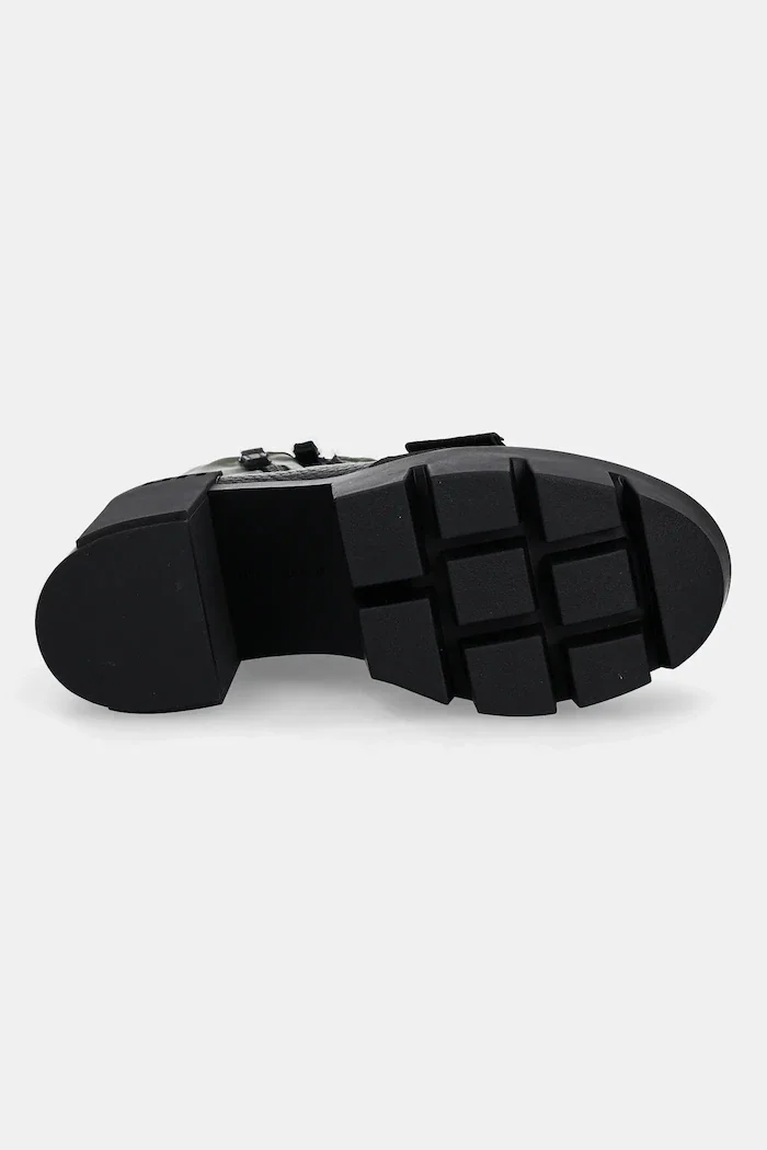 United Nude Боти Grip Combat Mid в зелено с дебел ток 10962904165